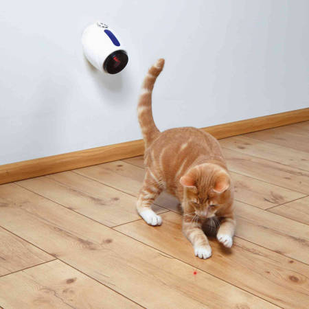 Automatyczny laser dla kota Wskaźnik laserowy Moving Light z dwiema opcjami zabawy