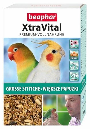Kompletna karma premium dla większych papużek papug XtraVital Grosse Sittiche 500g