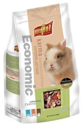 Pokarm w ekonomicznym opakowaniu dla królików - 1200 g
