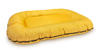 Nowoczesny, modny ponton - legowisko wodoodporne z wymiennymi pokrowcami z kodury L żółty